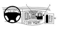 Mounting bracket fits Nissan Primastar, Opel Vivaro, Renault Trafic 02-10Mounting Kits