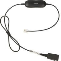 GN1216 Avaya Cord For Avaya 1600 / 9600 phones RJ9/QD, Black Accessoires voor hoofdtelefoons / headsets