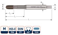 Rotec 353.0300T HSSE Roltap Metrisch M 3x0,5 TiCN