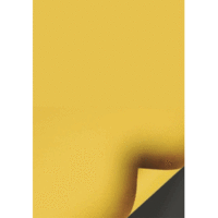 Magnetfolie 15x10x0,1cm gelb