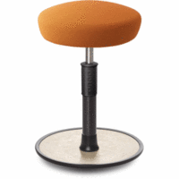Sitz- Stehhocker Free Regular Hutsitz Gestrick Orange schwarz /cremeweiß