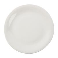 Royal Bone Ascot Embossed Coupe Plate in White - Bone China - 290mm - Pack of 6