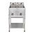 Buffalo Stand for Double Fryer in Silver - Stainless Steel - Anti Slip Foot