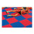 Vario-Top Gymnastikmatte Bodenmatte Sportmatte, Fitnessmatte 100x100 cm, ROT