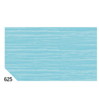 Carta crespa - 50 x 250 cm - 48 gr/m² - azzurro 625 - Rex Sadoch - conf.10 rotoli