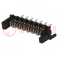 Socket; wire-board; male; PIN: 14; 1.27mm; THT; PicoFlex; 1.2A; 250V