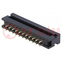 IDC transition; PIN: 24; IDC,THT; for ribbon cable; 1.27mm; 1A