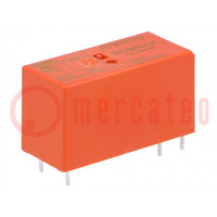 Relay: electromagnetic; SPST-NO; Ucoil: 12VDC; Icontacts max: 16A