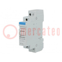 Relay: installation; monostable; NO; Ucoil: 12VDC; 22.21; 20A; IP20