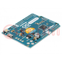 Dev.kit: Arduino; prototype board; Comp: ATMEGA32U4
