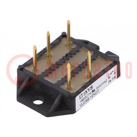 Bridge rectifier: three-phase; Urmax: 1.2kV; If: 70A; Ifsm: 300A