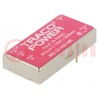 Converter: DC/DC; 15W; Uin: 18÷75V; Uout: 5.1VDC; Iout: 2950mA; 2"x1"