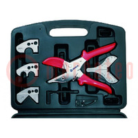 Cutters; case; Equipment: spare blades
