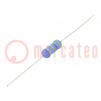 Resistor: metal oxide; 470kΩ; 2W; ±5%; Ø5x12mm; -55÷155°C