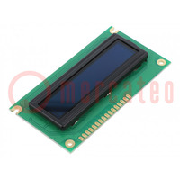 Display: OLED; grafisch; 2,4"; 100x16; Afm: 84x44x10mm; rood; PIN: 16