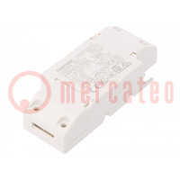 Alimentatore: a impulsi; LED; 8W; 30÷42VDC; 200mA; 198÷264VAC; IP20