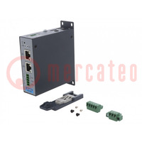 IIoT-gateway; Aantal poorten: 4; 24VDC; op DIN-rail; RJ45 x2; ECU