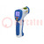 Infrared thermometer; LCD; 3,5 digit; -50÷850°C; -50÷1370°C