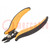 Pliers; cutting,miniature,curved; 138mm