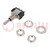 Switch: toggle; Pos: 3; SPDT; (ON)-OFF-ON; 6A/125VAC; 6A/6VDC; MTA