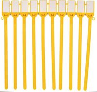 Rohr- und Kabelkennzeichnungsbänder - Gelb, 6 x 196 mm, Nylon, Kabel, Rohre, 1
