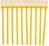 Rohr- und Kabelkennzeichnungsbänder - Gelb, 6 x 196 mm, Nylon, Kabel, Rohre, 1