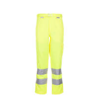 Warnschutzbekleidung Bundhose uni, Farbe: gelb, Gr. 24-29, 42-64, 90-110 Version: 48 - Größe 48