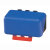 GEBRA Aufbewahrungsbox SecuBox 2 Mini, blau,nicht abschließbar, Größe 23,60 cm x 12,00 cm x 12,00 cm