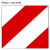 ROCOL Bodenmarkierungsband EASY TAPE, selbstklebendes PVC-Band, Größe B x L 5,0 cm x 33,0 m Version: 07 - rot/weiß