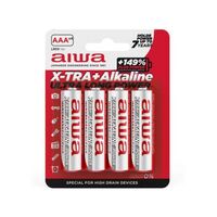 AIWA PACK 4 PILAS AAA X-TRA+ ALKALINE ULTRA LONG POWER 1.5V