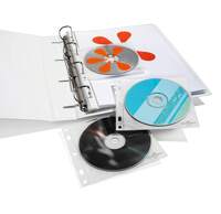 DURABLE CD-Hülle CD/DVD COVER FILE, transparent