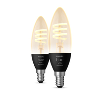 Philips E14 - Filament Lampe Kerzenform Doppelpack - 350