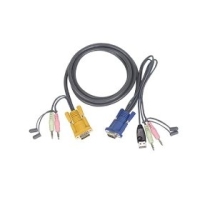 iogear G2L5301U USB KVM Cable cavo per tastiera, video e mouse Grigio 1,21 m