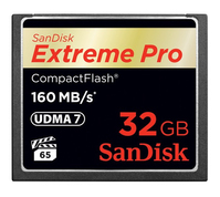 SanDisk 32GB Extreme Pro CF 160MB/s Speicherkarte Kompaktflash