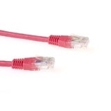 ACT UTP Category 6 Red 2.0m cable de red Rojo 2 m