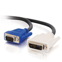 C2G 2m DVI-A M / HD15 M Cable VGA (D-Sub) Zwart