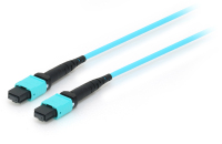 Equip 25555707 câble de fibre optique 15 m MTP OM4 Cyan