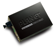 PLANET 10/100Base-TX to 100Base-FX convertitore multimediale di rete 100 Mbit/s 1310 nm Modalità multipla Nero