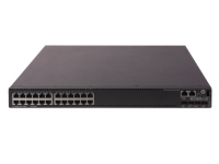 HPE 5130 24G PoE+ 4SFP+ 1-slot HI Vezérelt L3 Gigabit Ethernet (10/100/1000) Ethernet-áramellátás (PoE) támogatása 1U Fekete