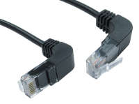 Cables Direct RJ-45/Rj-45 1m Cat5e networking cable Black U/UTP (UTP)
