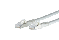 METZ CONNECT Cat.6A Netzwerkkabel Weiß 0,5 m Cat6a S/FTP (S-STP)