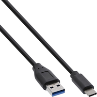 InLine B-35712 USB-kabel 2 m USB 3.2 Gen 2 (3.1 Gen 2) USB A USB C Zwart
