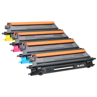 V7 Toner for select Brother printers - Replaces TN135BK/C/M/Y