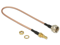 DeLOCK 13025 coax-kabel RG-316 0,25 m SMB F Bruin