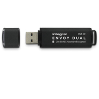 Integral INFD128GENVDL3.0-197 USB flash meghajtó 128 GB USB A típus 3.2 Gen 1 (3.1 Gen 1) Fekete