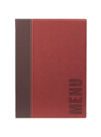 Securit MC-TRA4-WR A4 Leather,PU plastic,Plastic Brown,Red 1 pc(s)
