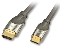 Lindy 41436 kabel HDMI 1 m HDMI Typu A (Standard) HDMI Type C (Mini) Czarny
