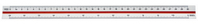Linex 100413044 ruler Scale ruler White 30 cm 1 pc(s)