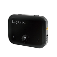 LogiLink BT0050 bezprzewodowy nadajnik audio 3,5 mm 8 m Czarny