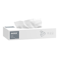 Katrin facial tissues, 2-laags, doos van 100 vellen Wit Papier 100 stuk(s)